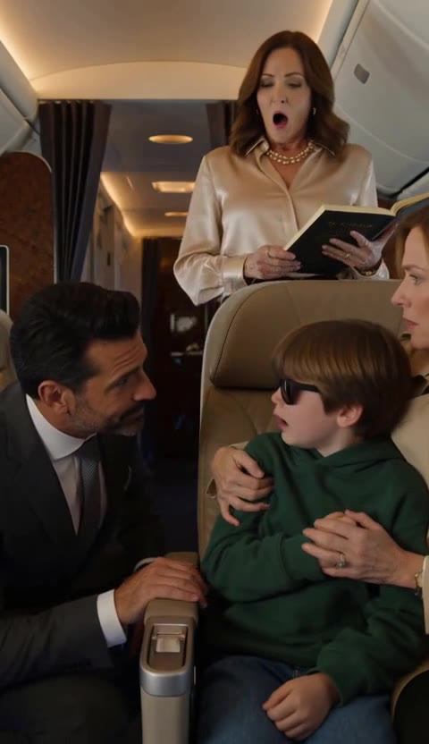 The Moment He Tapped His Card, the Snob Who Mocked a Blind Boy Learned Who Owned the Plane