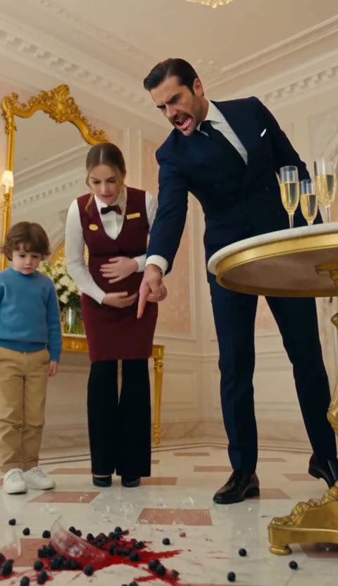 The Moment My Father Caught the VIP's Wrist, the Hotel Staff Learned I Owned Everything