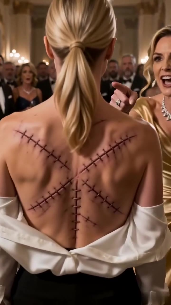 They Mocked My Scars at a High-Society Gala, but a General's Salute Changed Everything