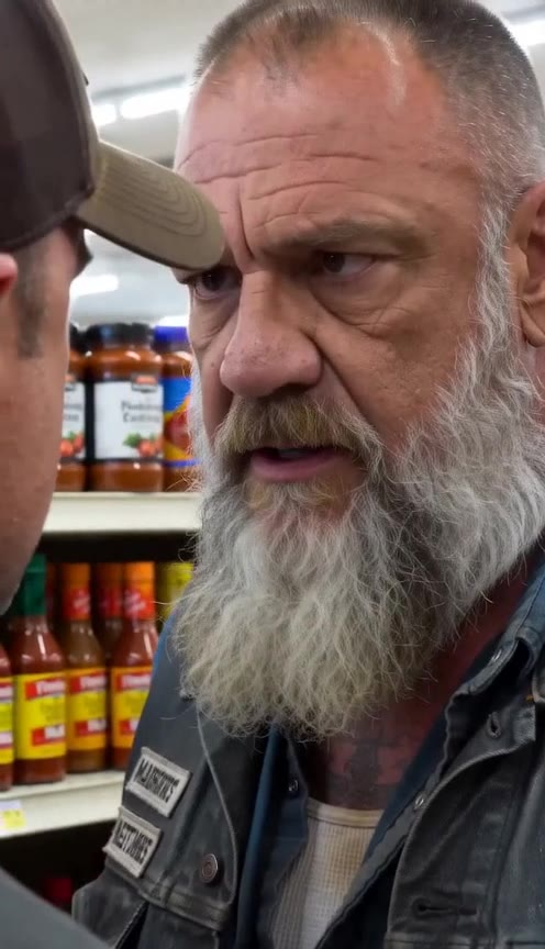 A Tough Biker Refused to Let a Terrified Girl Leave with Her Angry Father