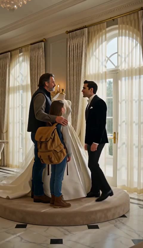Trucker Dad Buys $50K Wedding Dress, Snobby Salesman Learns a Lesson He'll Never Forget