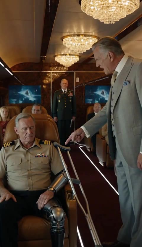 The Tycoon Mocked the Veteran in First Class—Until the Minister Revealed Who Owned the Airline