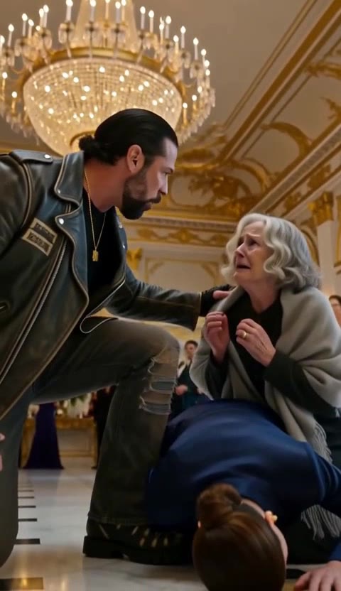 Tycoon Threatens Grandmother, But A Mysterious Biker Changes Everything!