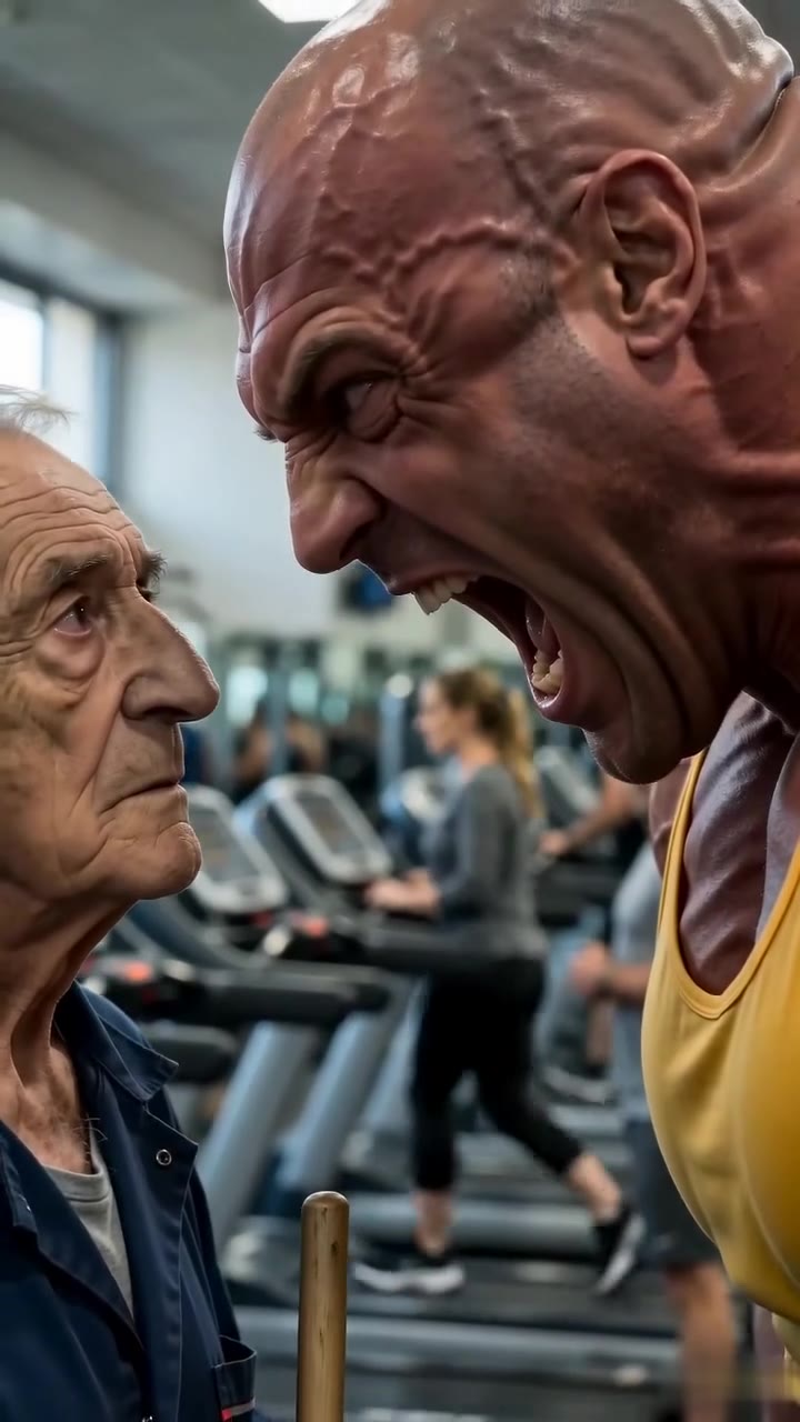 Un bodybuilder arrogant humilie un vieux concierge sans savoir qui il est réellement