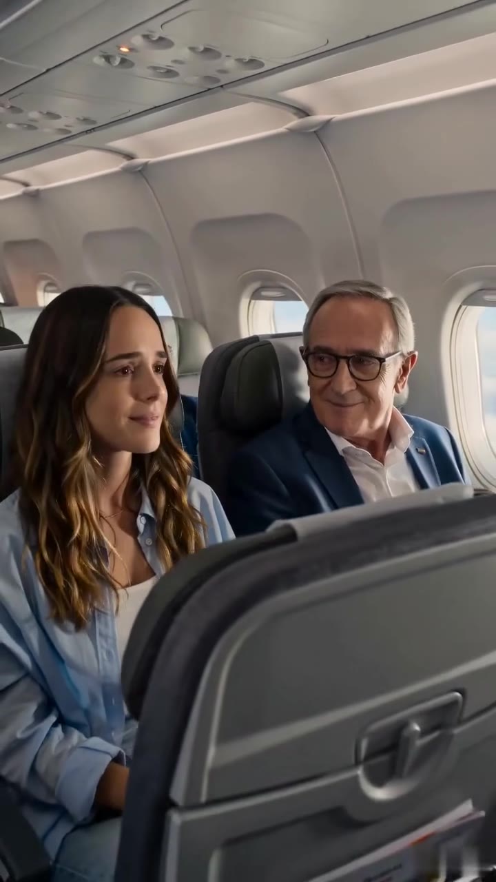 Un desconocido calmó a mi bebé en el avión y reveló su doloroso secreto