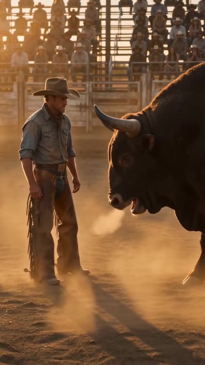 Un niño arriesga su vida ante un toro salvaje por su padre
