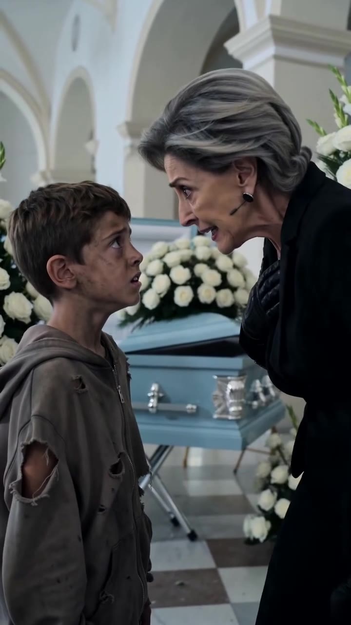 Un niño desconocido aparece en el funeral de mi hijo con una promesa oculta