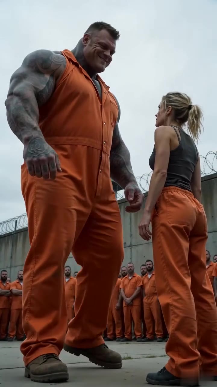 How an Unfazed Woman in Orange Took Down the Prison's Most Feared Giant