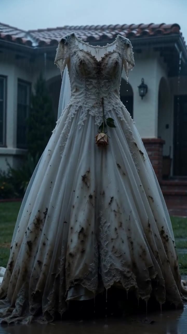 El vestido de novia destrozado bajo la lluvia escondía una traición imperdonable
