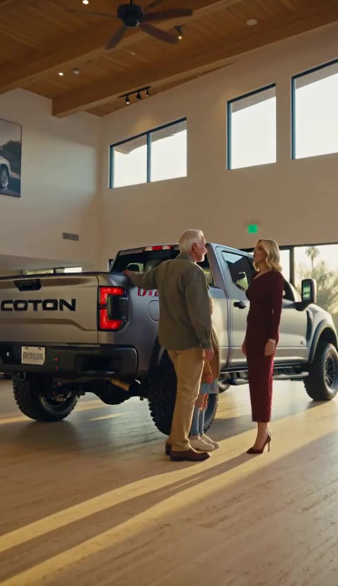 The Veteran Brought a Pouch of Coins to a Luxury Truck Dealership — Then the Owner Saw His Face and Froze