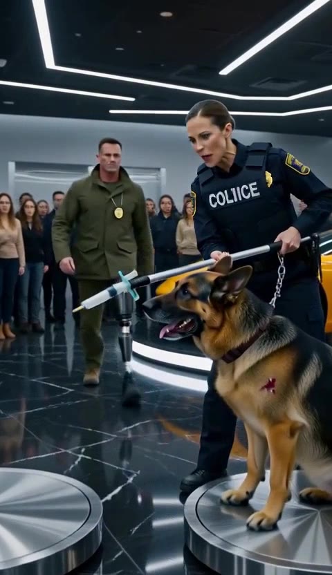 Veteran's Dog Denied Mercy Killing By Brutal Animal Control Officer In Luxury Showroom