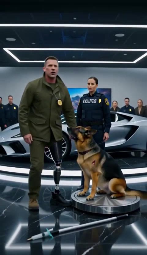 Veteran's Dog Denied Mercy Killing By Brutal Animal Control Officer In Luxury Showroom