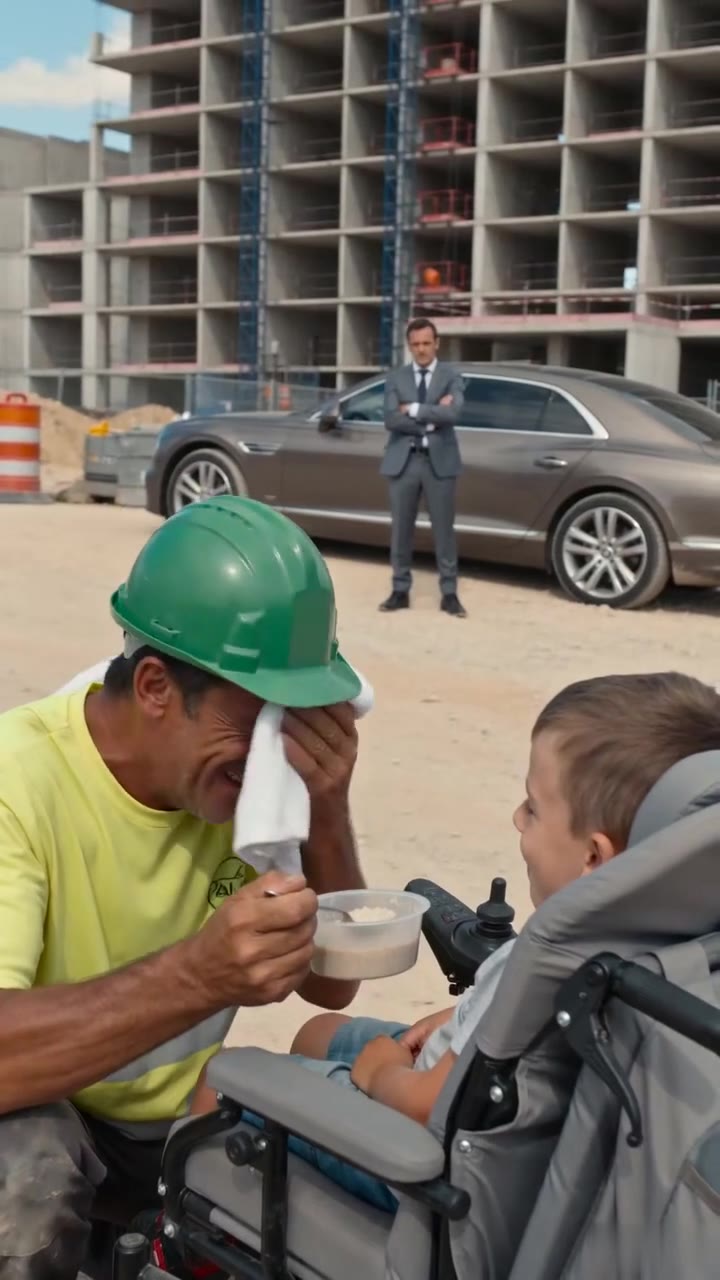 Viré pour avoir nourri son fils handicapé sur le chantier, l'impensable se produit