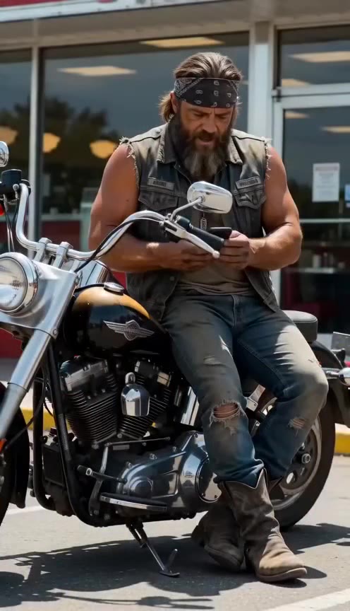 A Kind Waiter Pays For A Biker Only To Discover His True Identity