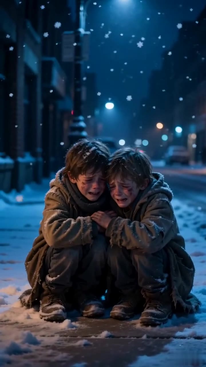 A Kind Waitress Fed Two Homeless Children in the Snow, Uncovering a Shocking Family Secret