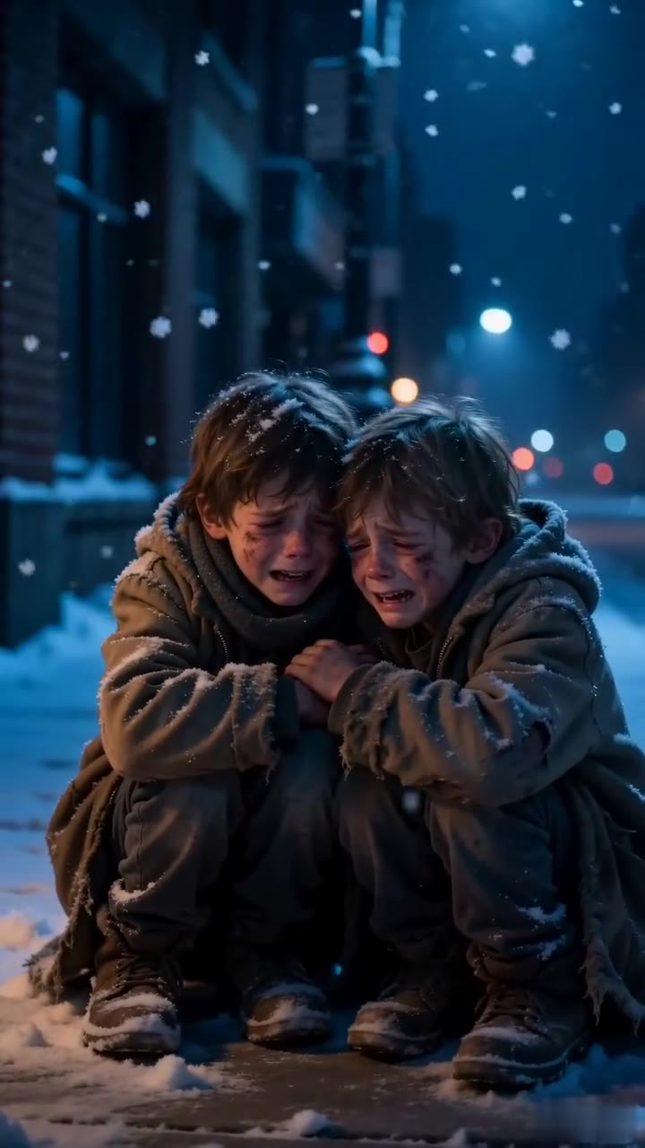 A Kind Waitress Fed Two Homeless Children in the Snow, Uncovering a Shocking Family Secret