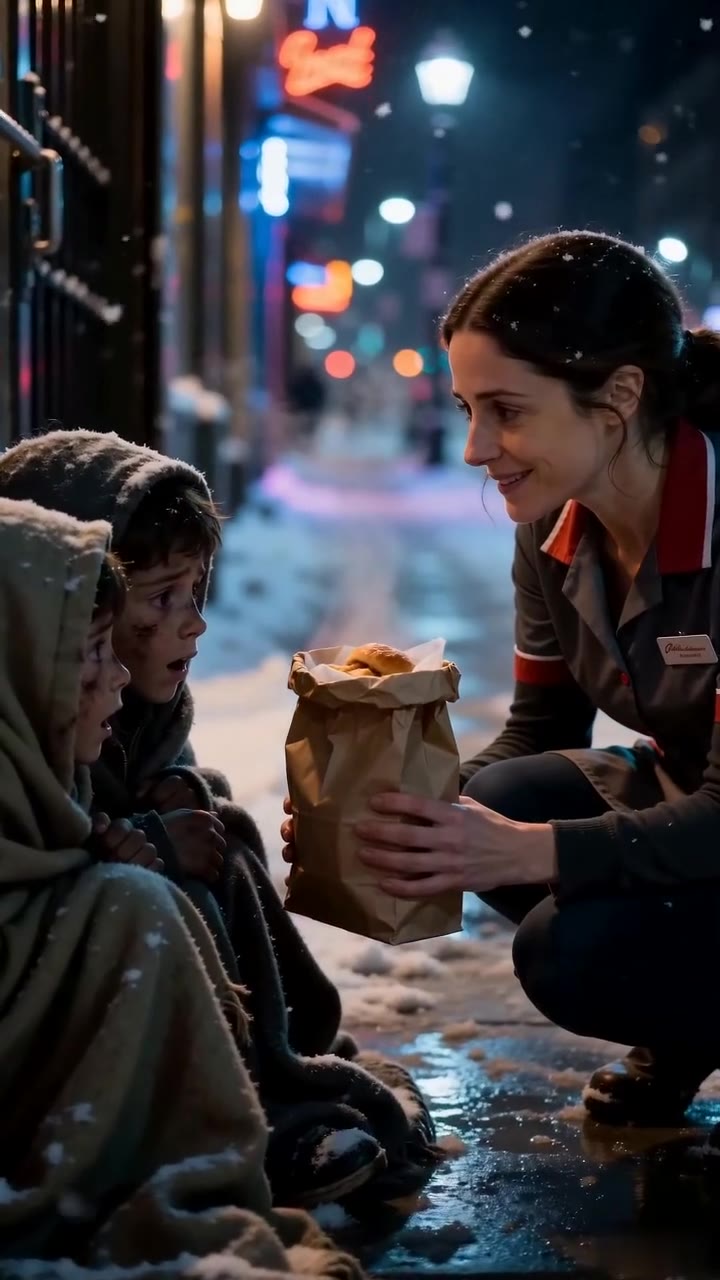 A Waitress Saved Two Homeless Children From the Cold—Then She Noticed the Girl's Medallion