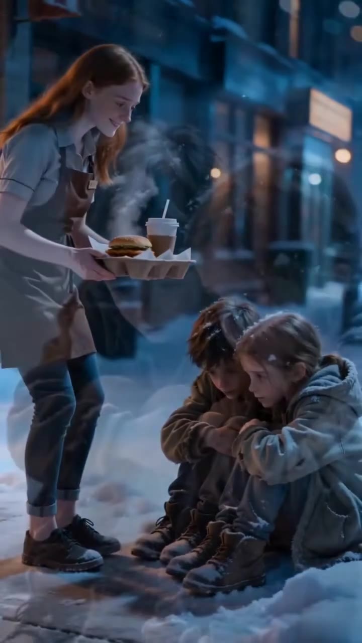 A Waitress Saved Two Shivering Homeless Children and Recognized Her Late Sister's Locket