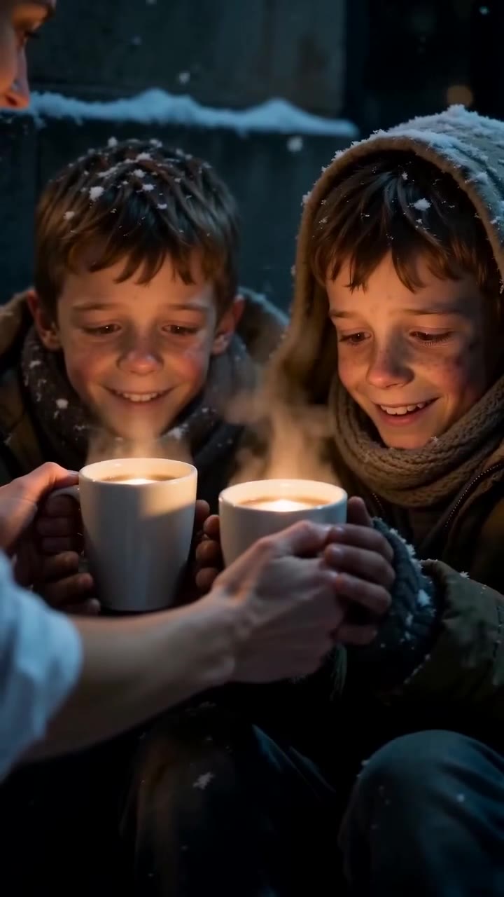 How a Kind Waitress Saving Two Homeless Children Exposed a Shocking Family Secret