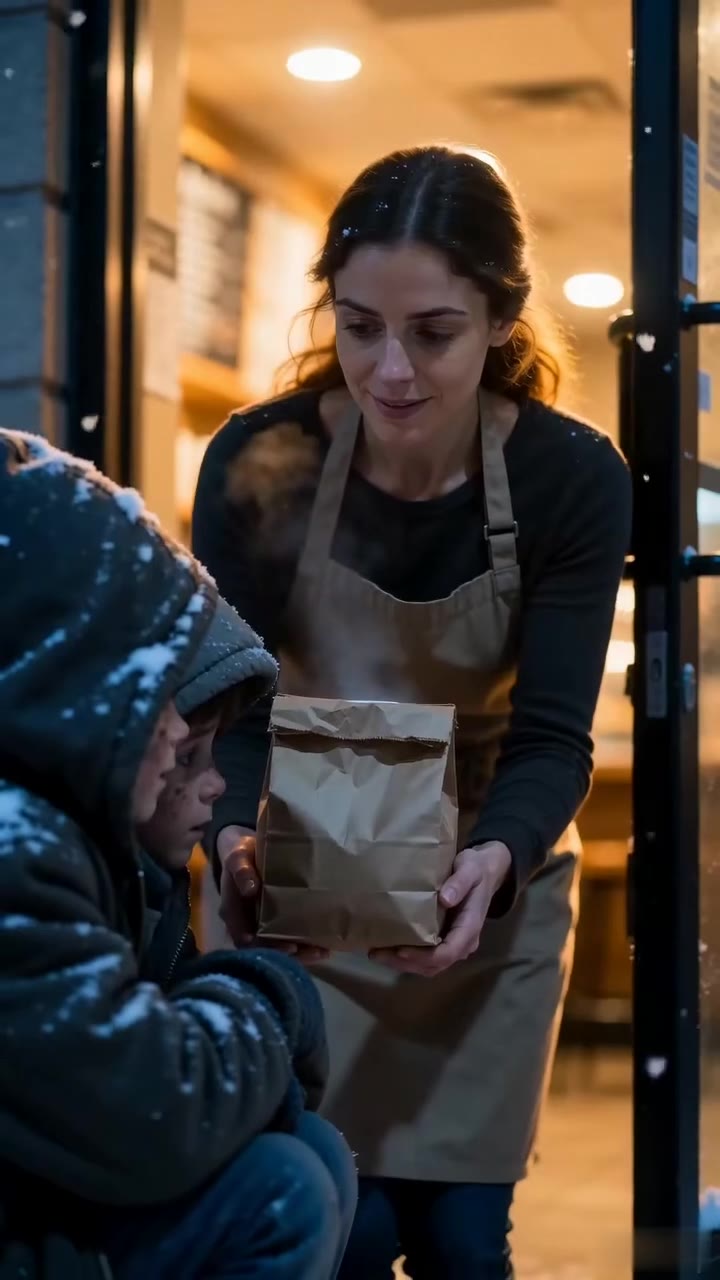 A Waitress Saved Two Shivering Orphans and Recognized Her Late Brother's Keepsake