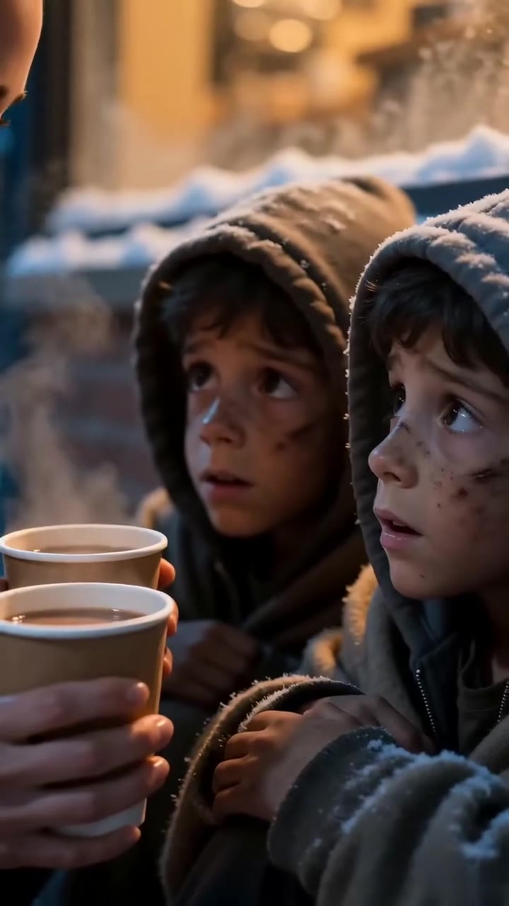A Kind Waitress Saved Two Shivering Homeless Children, Uncovering a Heartbreaking Family Secret