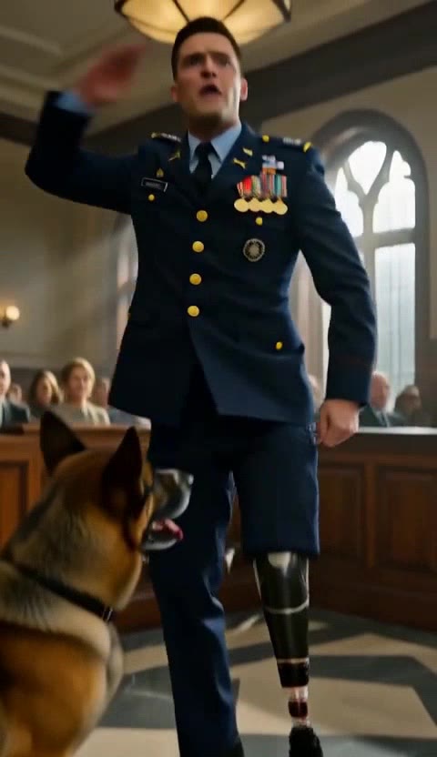 War Hero Dog Faces Death, Then A Decorated Soldier Bursts In To Save Him!