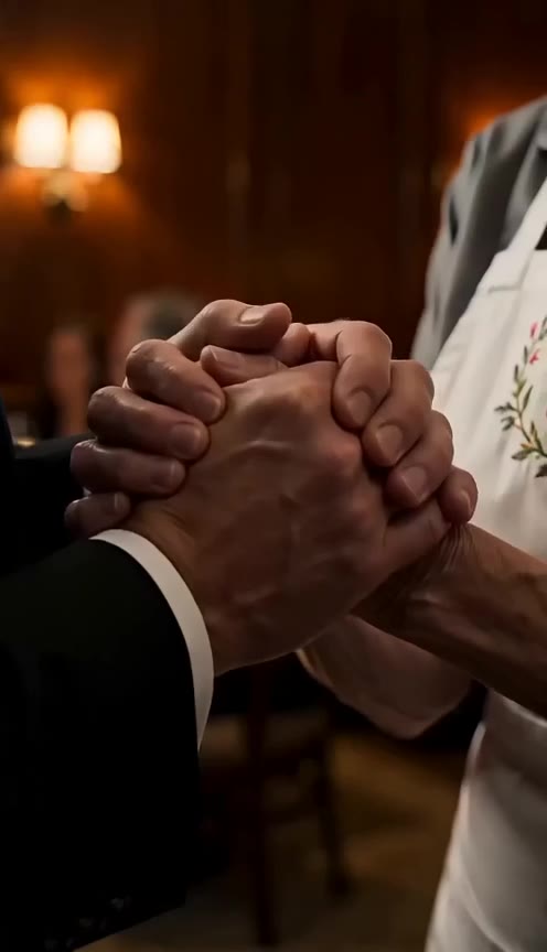 A Wealthy Businessman Recognizes His Elderly Waitress and Hands Her the Keys to the Restaurant