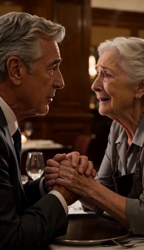 A Wealthy Businessman Recognizes the Elderly Waitress Who Saved His Life Decades Ago