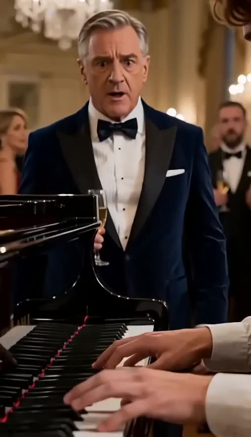 A Wealthy Man Mocks a Busboy at a Gala, but One Song Changes Everything