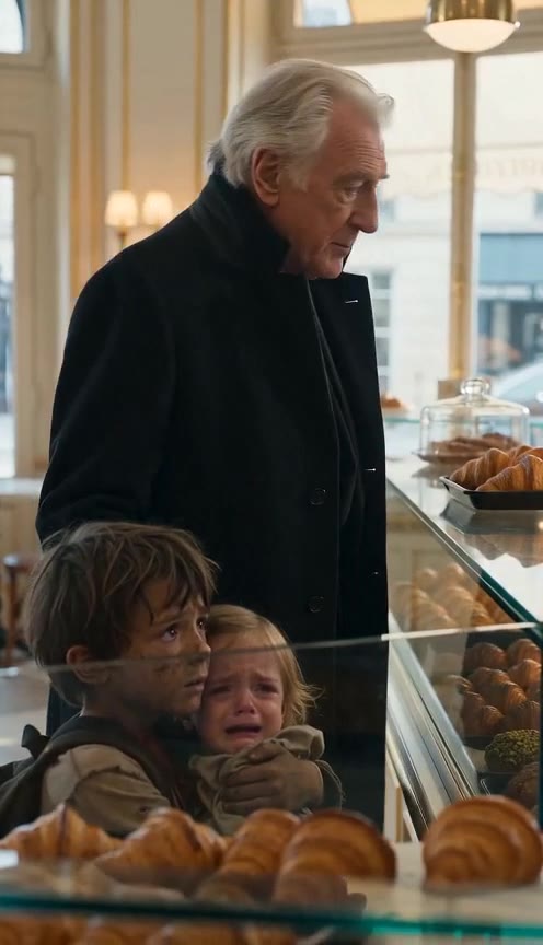 A Wealthy Stranger Buys an Entire Bakery After a Clerk Rejects Two Starving Orphans