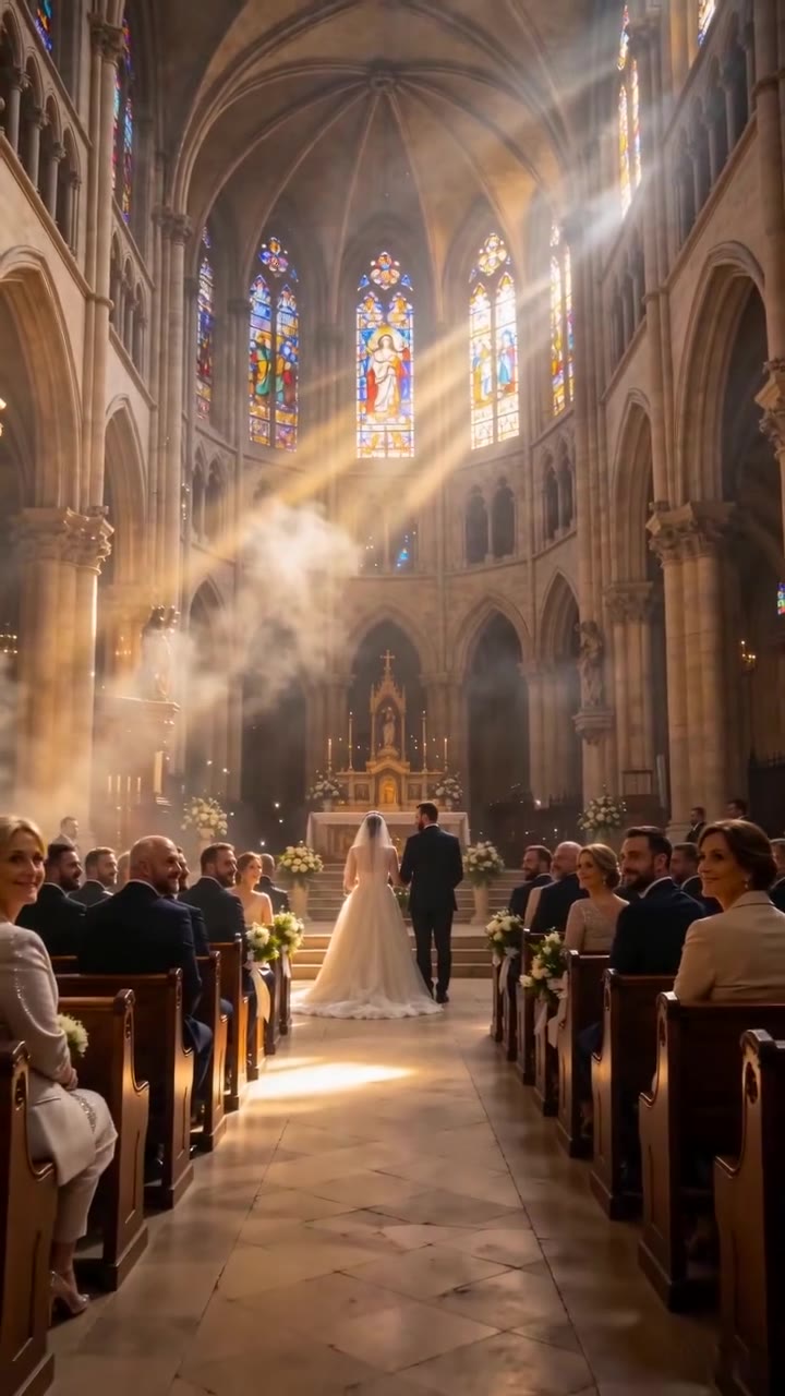 The Wheelchair Wedding That Shocked the Cathedral When an Ex Exposed the Truth
