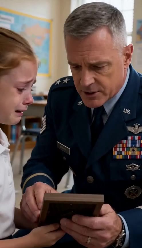When a Cruel Teacher Destroyed a Crying Girl's Desk, a General Exposed Her Secret
