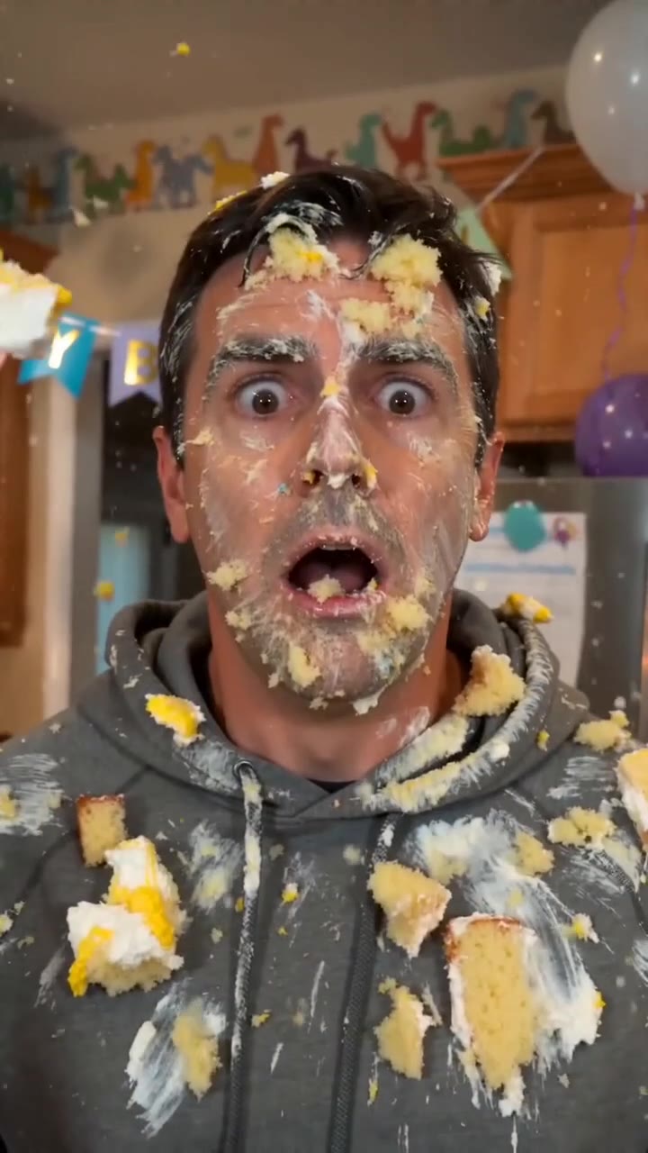 Why An Eight-Year-Old Girl Smashed Her Birthday Cake Into Her Dad's Face