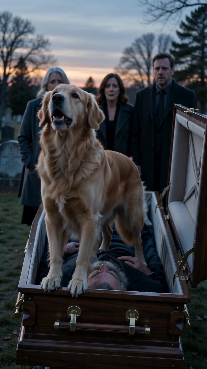 Why a Loyal Dog Barked at His Owner's Casket Revealed a Shocking Truth