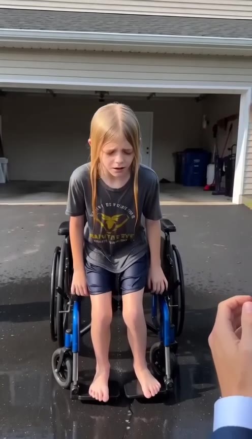 I Caught My Wife Spraying My Disabled Daughter with a Hose, Exposing a Dark Secret