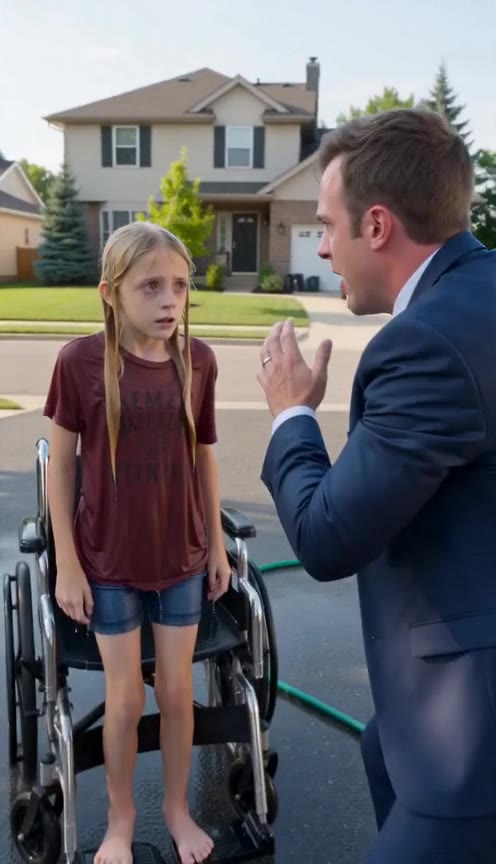 My Wife Sprayed My Paralyzed Daughter With a Hose, Revealing a Shocking Secret