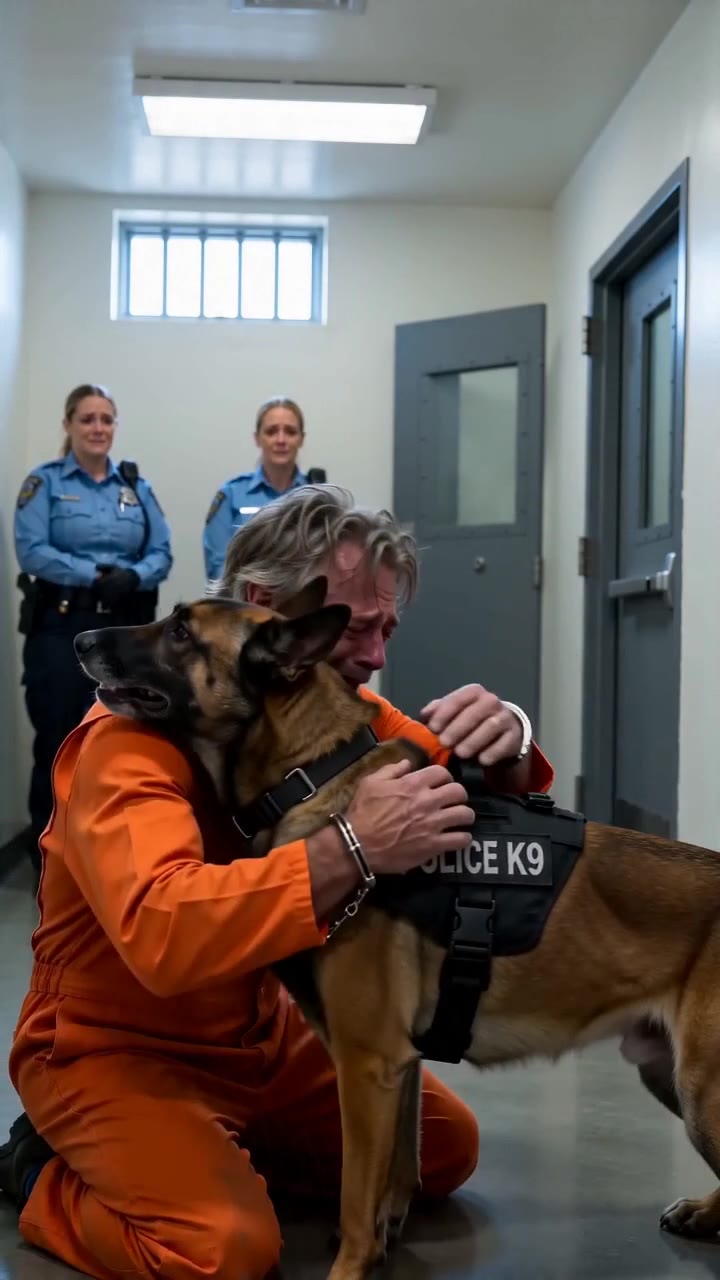 A Wrongly Accused Man Weeps in His Cell Until a Loyal Police Dog Finds Him